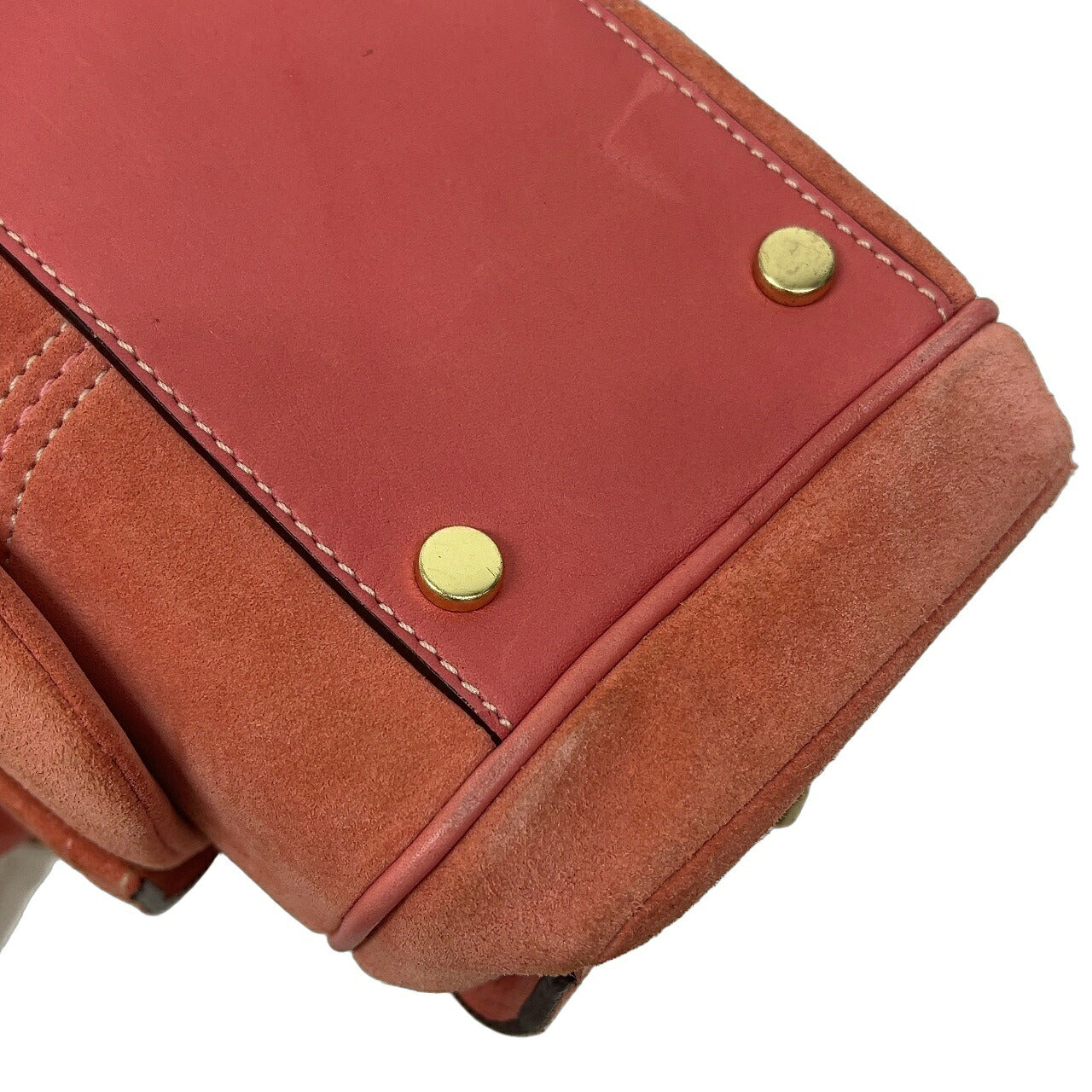 Coach Vintage Soho Suede Handbag Salmon Pink