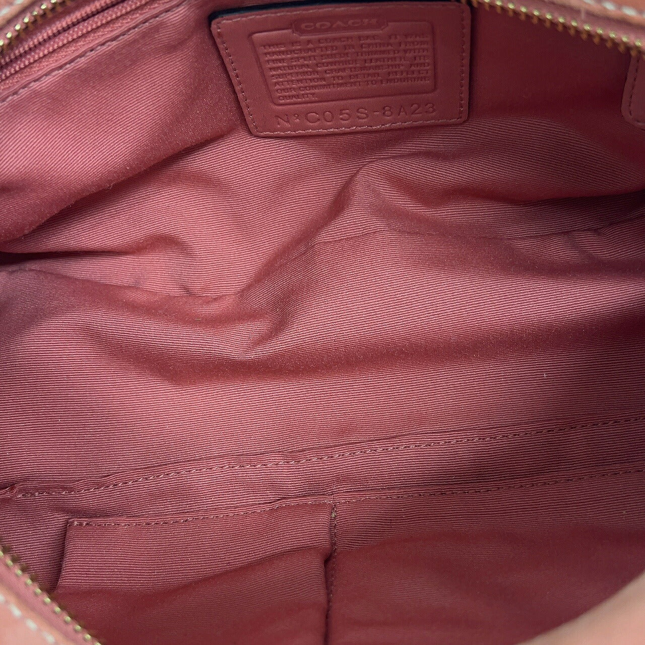 Coach Vintage Soho Suede Handbag Salmon Pink