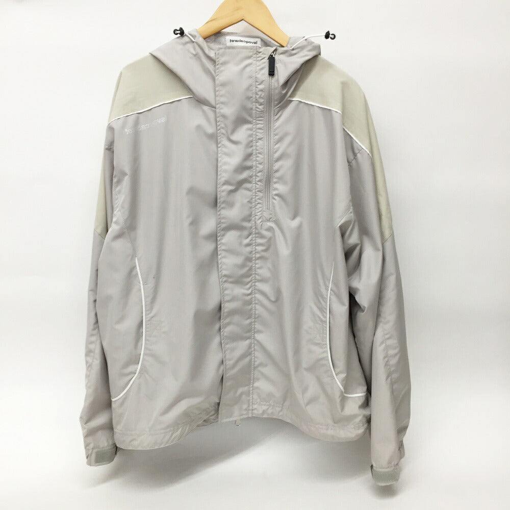 CABARET POVAL 24SS Breathable Track Jacket Gray Size L