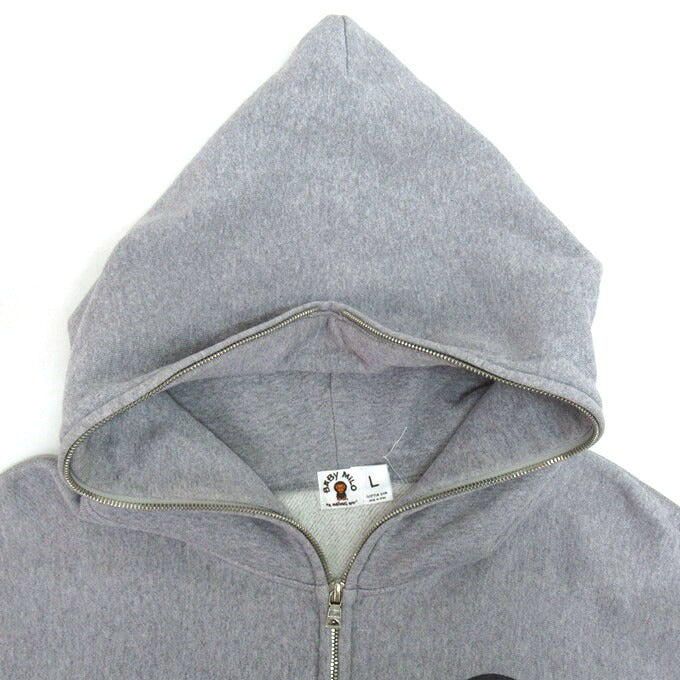 A BATHING APE x KAWS Baby Milo Zip Hoodie Gray Size L