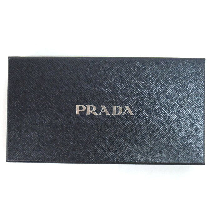 PRADA SAFFIANO FLOCCO Saffiano Wallet Black Size ONE SIZE
