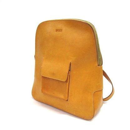 BREE Leather Backpack Camel Size ONE SIZE