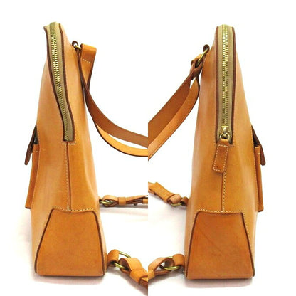 BREE Leather Backpack Camel Size ONE SIZE
