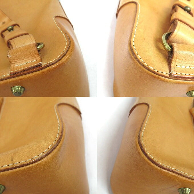 BREE Leather Backpack Camel Size ONE SIZE