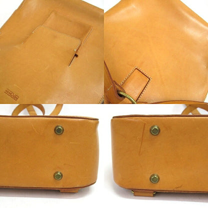 BREE Leather Backpack Camel Size ONE SIZE