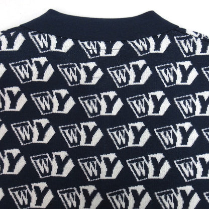 wasted youth Knit Short Sleeve Polo Navy Size XL