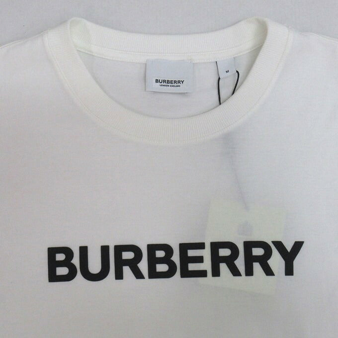 BURBERRY LONDON ENGLAND Logo S/S T-Shirt White Size M