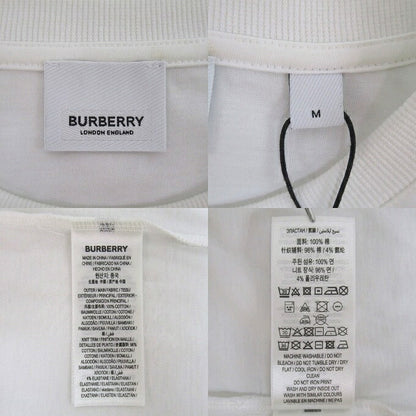 BURBERRY LONDON ENGLAND Logo S/S T-Shirt White Size M