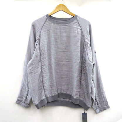 C.E Overdye Raglan GAUZE Crewneck Sweatshirt Gray Size M
