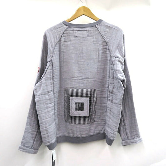 C.E Overdye Raglan GAUZE Crewneck Sweatshirt Gray Size M