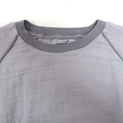 C.E Overdye Raglan GAUZE Crewneck Sweatshirt Gray Size M