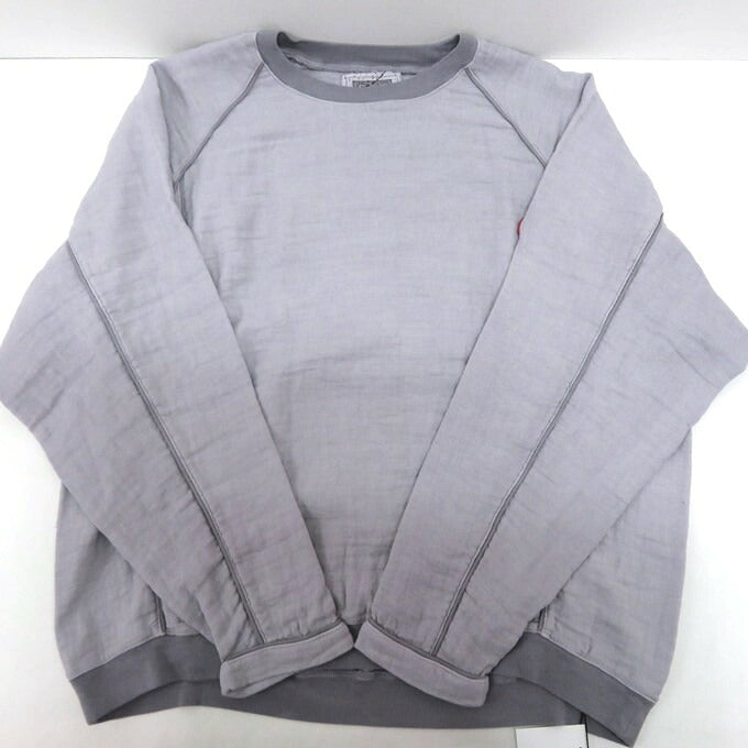 C.E Overdye Raglan GAUZE Crewneck Sweatshirt Gray Size M
