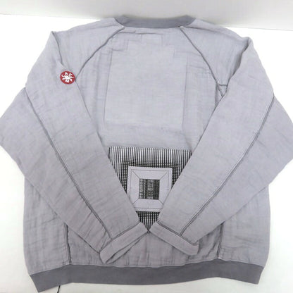 C.E Overdye Raglan GAUZE Crewneck Sweatshirt Gray Size M