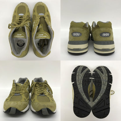 NEW BALANCE M991GGW Khaki Sneakers Size 28.0