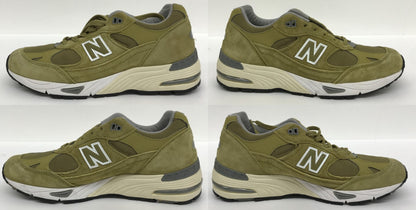 NEW BALANCE M991GGW Khaki Sneakers Size 28.0