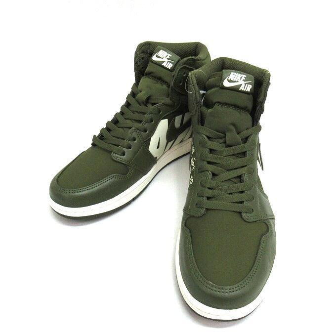 NIKE AIR JORDAN 1 High OG Olive Sneakers Size 27.5cm