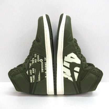 NIKE AIR JORDAN 1 High OG Olive Sneakers Size 27.5cm
