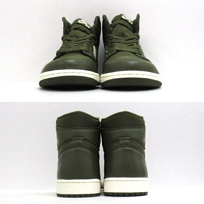 NIKE AIR JORDAN 1 High OG Olive Sneakers Size 27.5cm