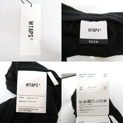 WTAPS 24SS WUS 02 Mesh Logo Print Shorts Black Size 04