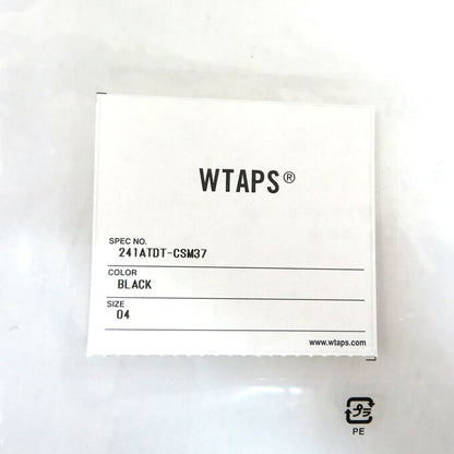 WTAPS 24SS WUS 02 Mesh Logo Print Shorts Black Size 04