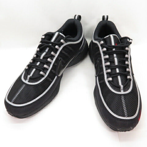 NIKE AIR ZOOM SPIRIDON SP Black Metallic Silver Sneakers
