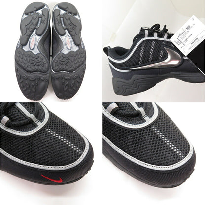 NIKE AIR ZOOM SPIRIDON SP Black Metallic Silver Sneakers