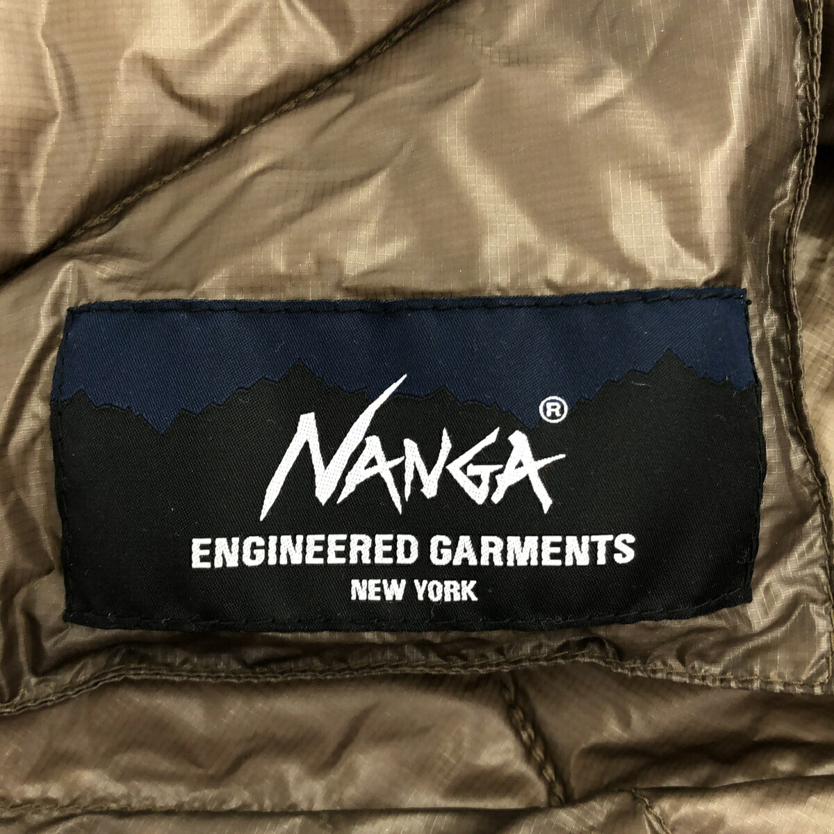 Engineered Garments x Nanga 23AW Brown Down Button Size F