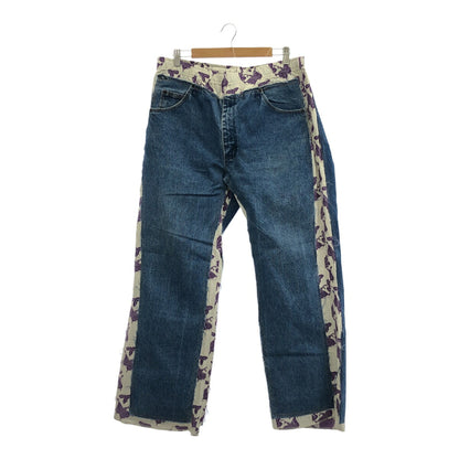 Rebuild By Needles Covered Remake Denim Pants Size L