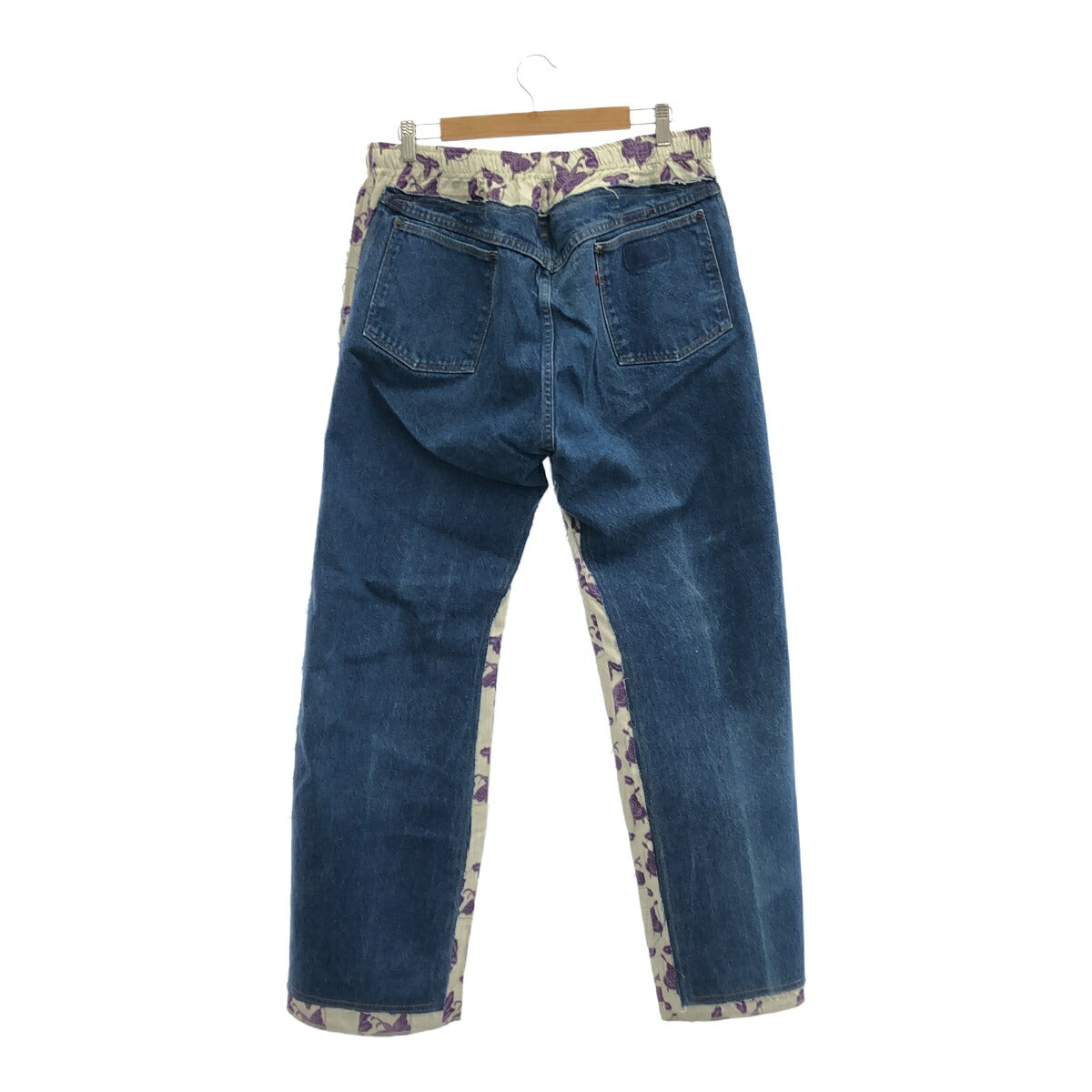 Rebuild By Needles Covered Remake Denim Pants Size L