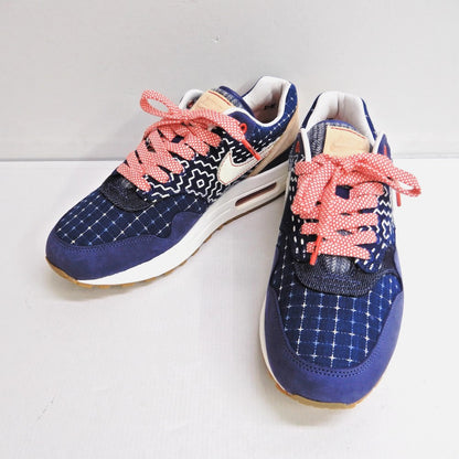 DENHAM x NIKE Air Max 1 Blue Void Sneakers Size 26.0cm