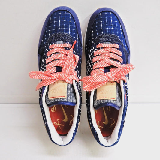 DENHAM x NIKE Air Max 1 Blue Void Sneakers Size 26.0cm