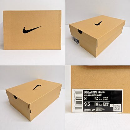 DENHAM x NIKE Air Max 1 Blue Void Sneakers Size 26.0cm