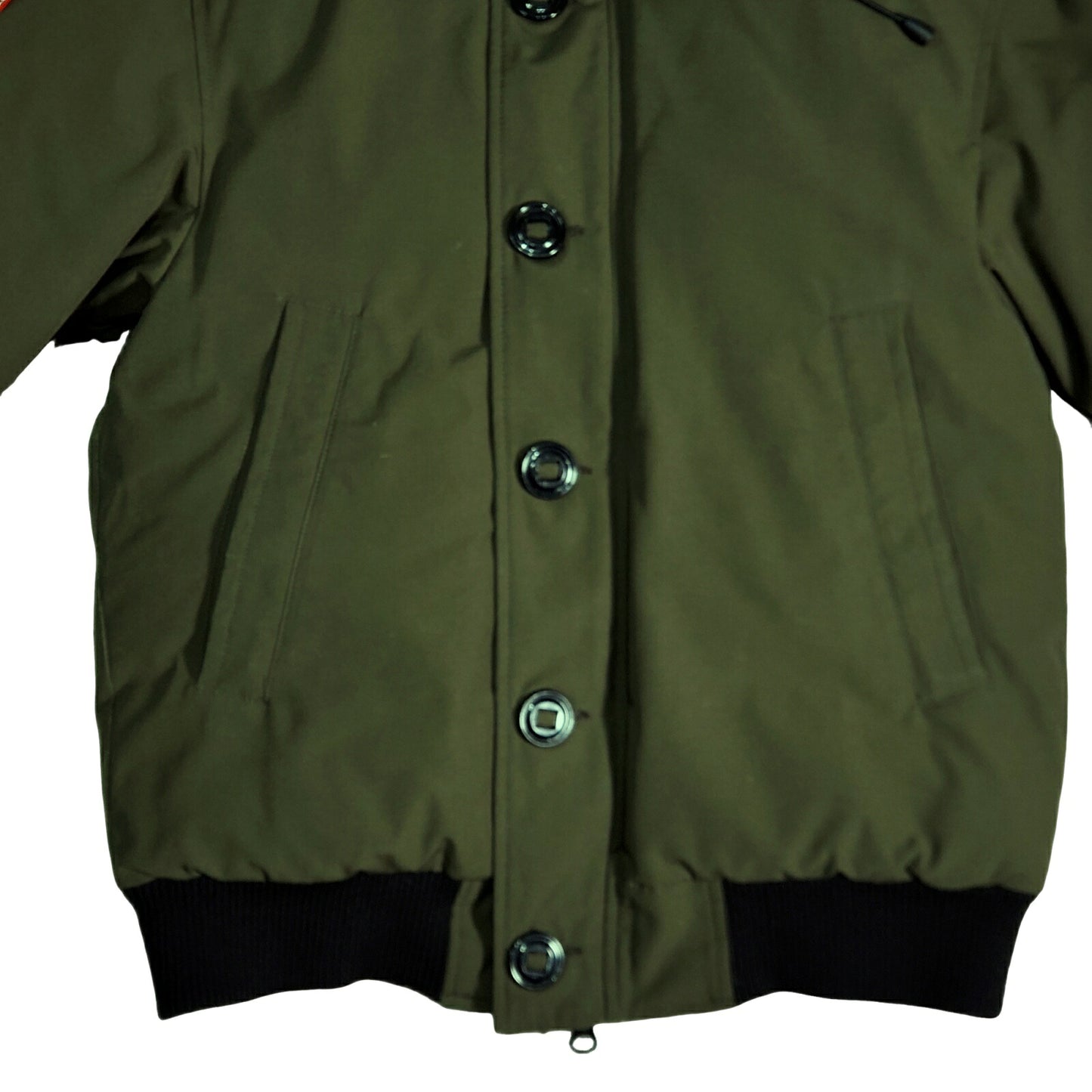 Canada Goose Labrador Olive Coyote Fur Down Jacket Size M