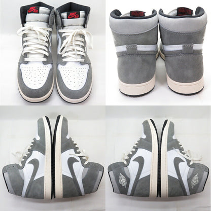 NIKE AIR JORDAN 1 Retro High OG Gray White Sneakers