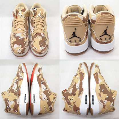 NIKE WMNS AIR JORDAN 3 Retro TEX Desert Camo Sneakers