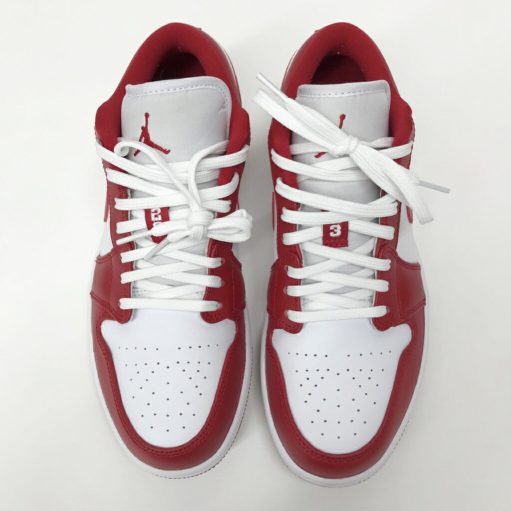 NIKE Air Jordan 1 Low Red White Multi Sneakers Size 26.0