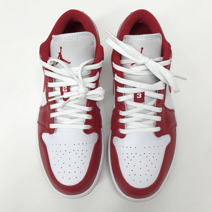 NIKE Air Jordan 1 Low Red White Multi Sneakers Size 26.0