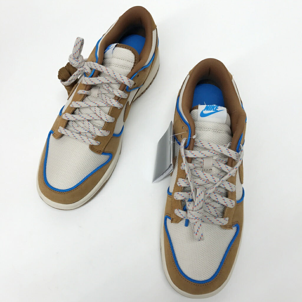 NIKE Dunk Low Retro PRM Light British Tan Sneakers Size 28.0