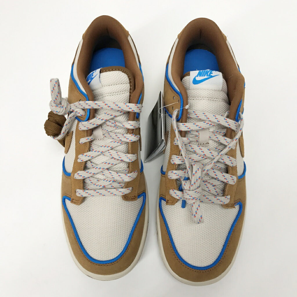 NIKE Dunk Low Retro PRM Light British Tan Sneakers Size 28.0