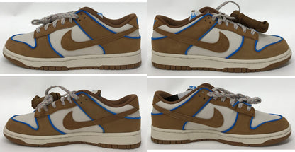 NIKE Dunk Low Retro PRM Light British Tan Sneakers Size 28.0