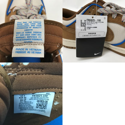 NIKE Dunk Low Retro PRM Light British Tan Sneakers Size 28.0