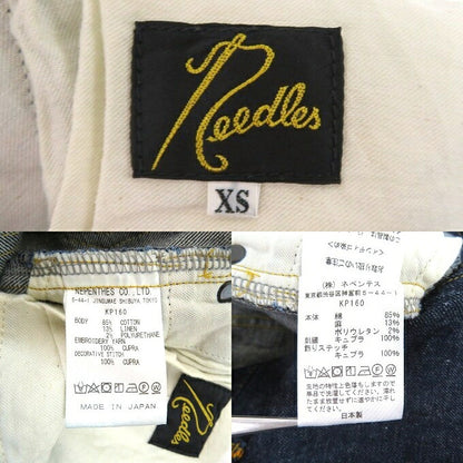 Needles Indigo P&M Emb. Boot-Cut Jeans Size XS