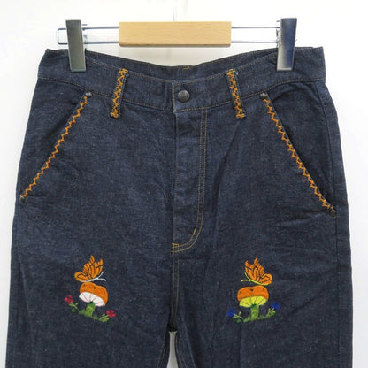 Needles Indigo P&M Emb. Boot-Cut Jeans Size XS