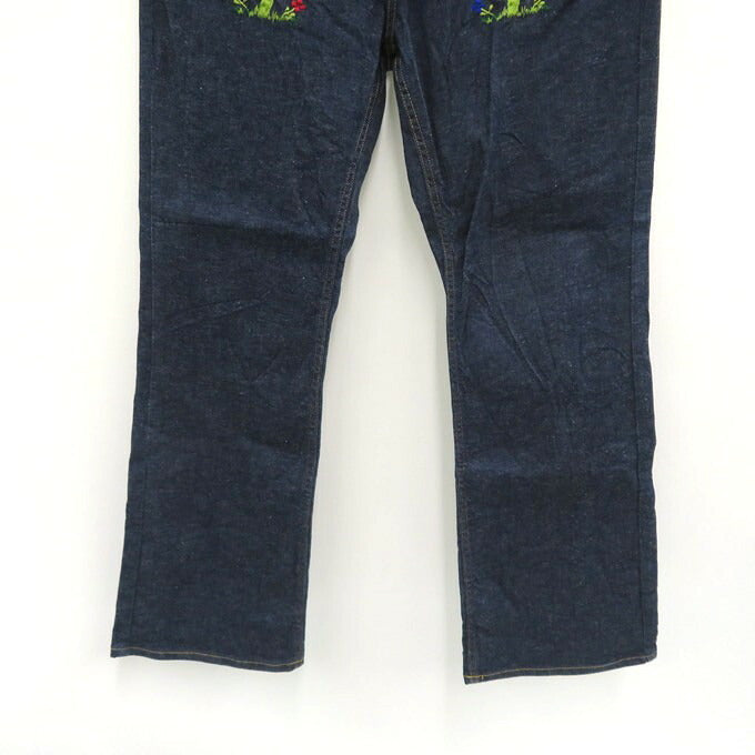 Needles Indigo P&M Emb. Boot-Cut Jeans Size XS