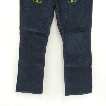Needles Indigo P&M Emb. Boot-Cut Jeans Size XS