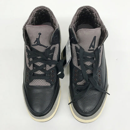 NIKE WMNS AIR JORDAN 3 Retro OG SP Black Sneakers Size 29.0