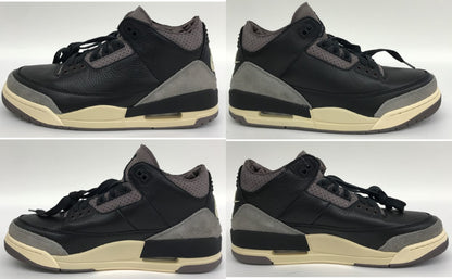 NIKE WMNS AIR JORDAN 3 Retro OG SP Black Sneakers Size 29.0