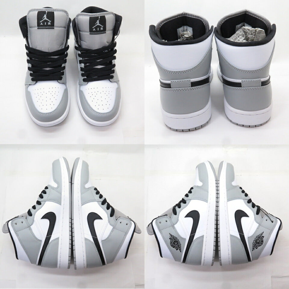 NIKE AIR JORDAN 1 Mid "Light Smoke Grey" Sneakers