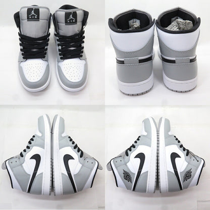 NIKE AIR JORDAN 1 Mid "Light Smoke Grey" Sneakers
