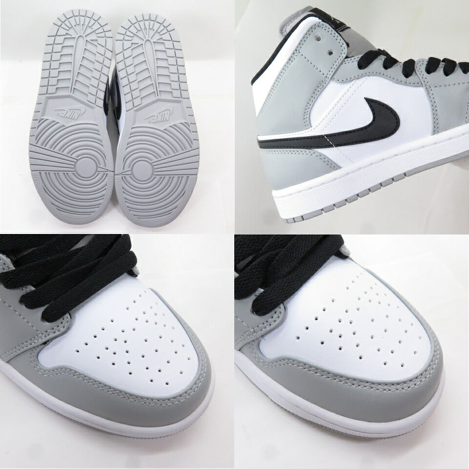 NIKE AIR JORDAN 1 Mid "Light Smoke Grey" Sneakers